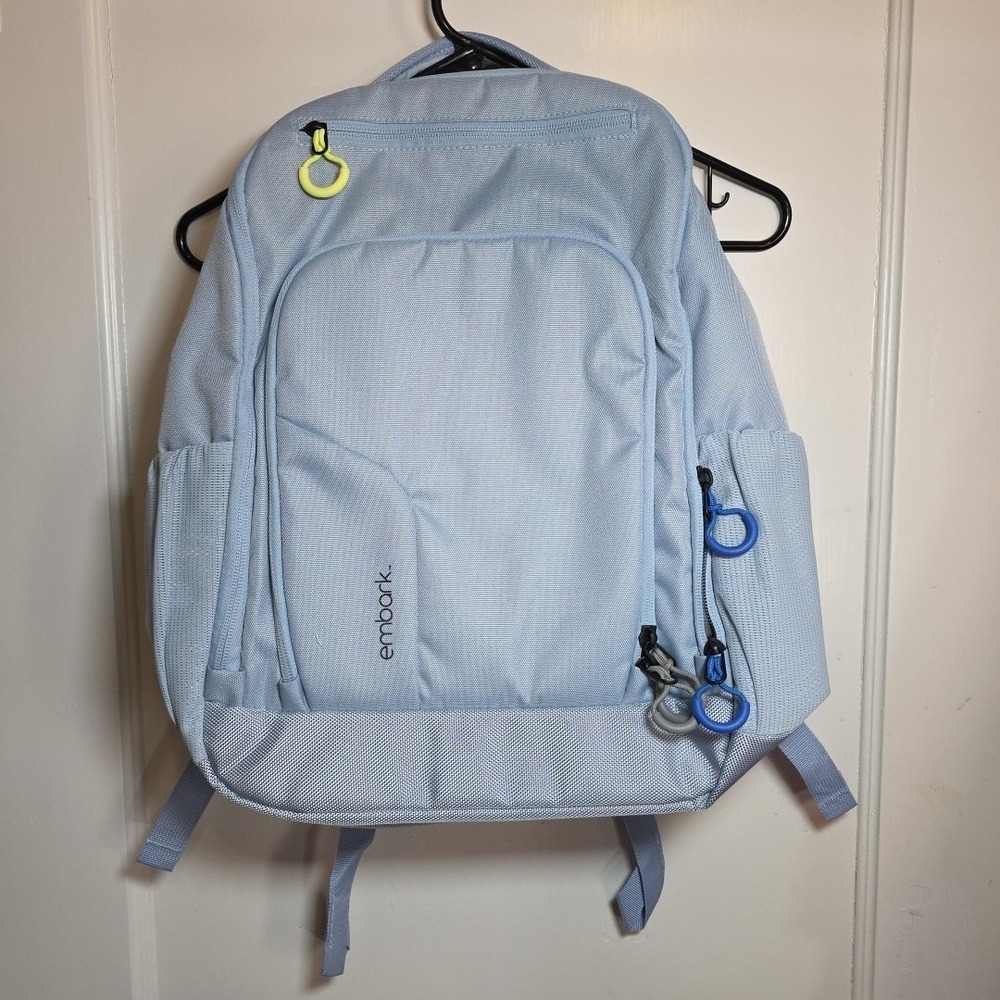 Embark Light Blue Adaptive Backpack 17" NEW- Wheelchair Mounting